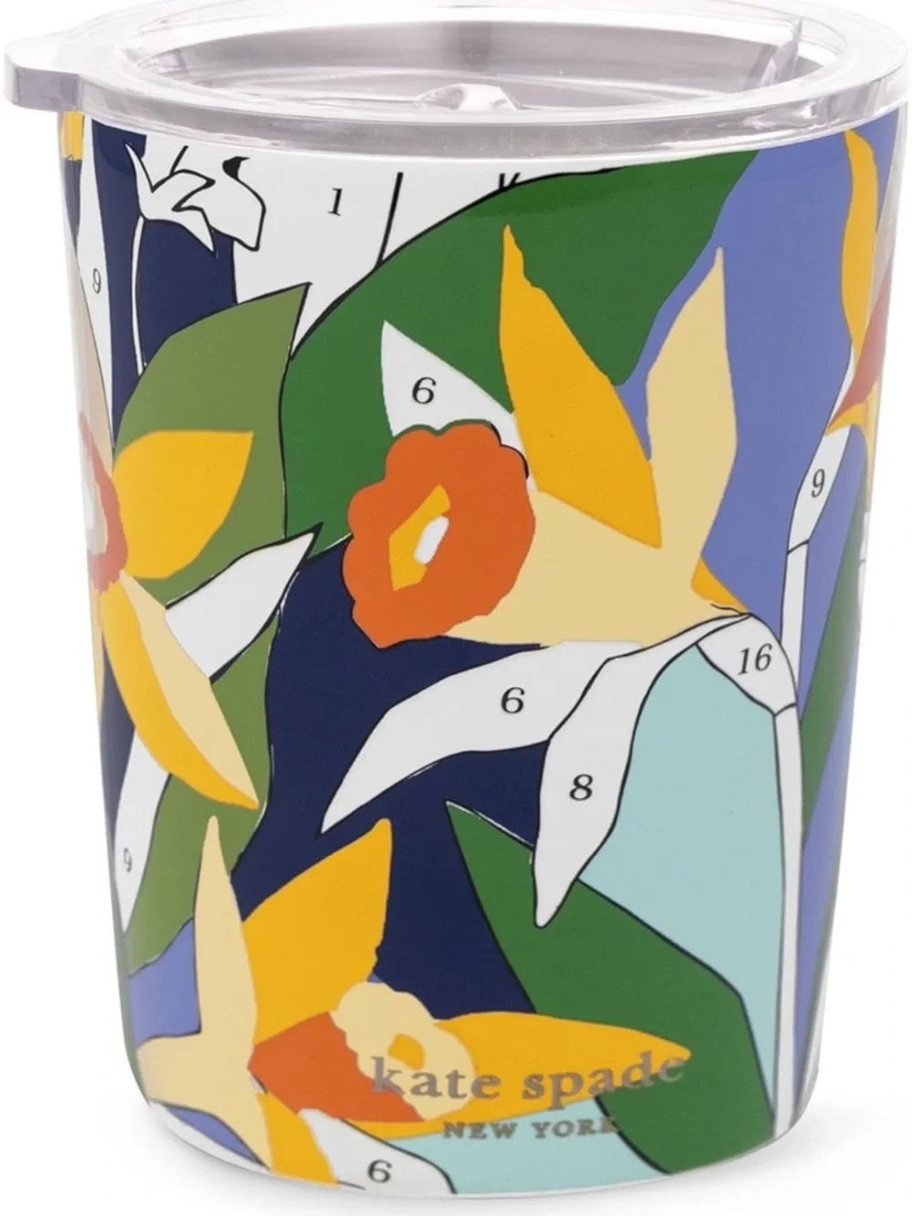 Kate Spade New York Floral Stainless Steel Tumbler 12 oz Insulated Cup